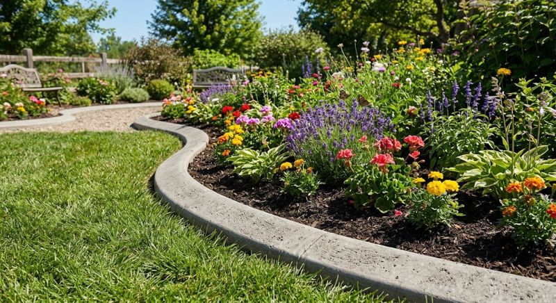 Flowerbed Curbing Installation in Citrus County, FL