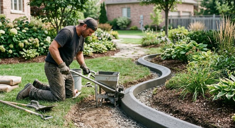 Landscape Curbing Installation in Citrus County, FL