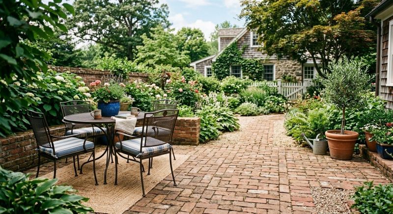 Patio Brick Installation in Worcester, MA