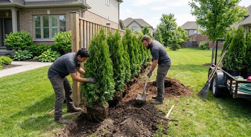 Privacy Hedge Planting in Ventura County, CA