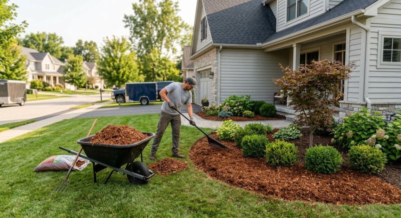 Black Mulch Installation in Honolulu, HI