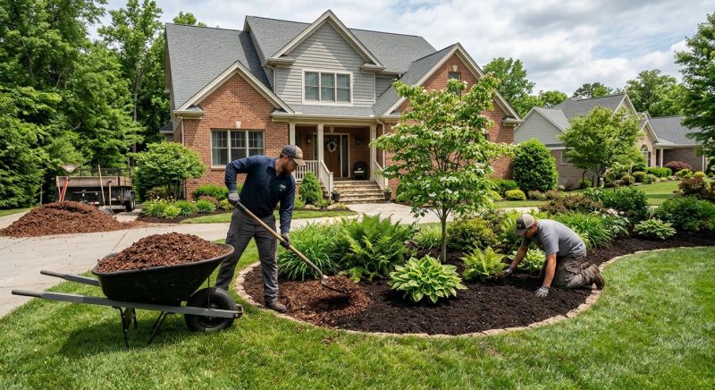 Black Mulch Installation in Honolulu, HI