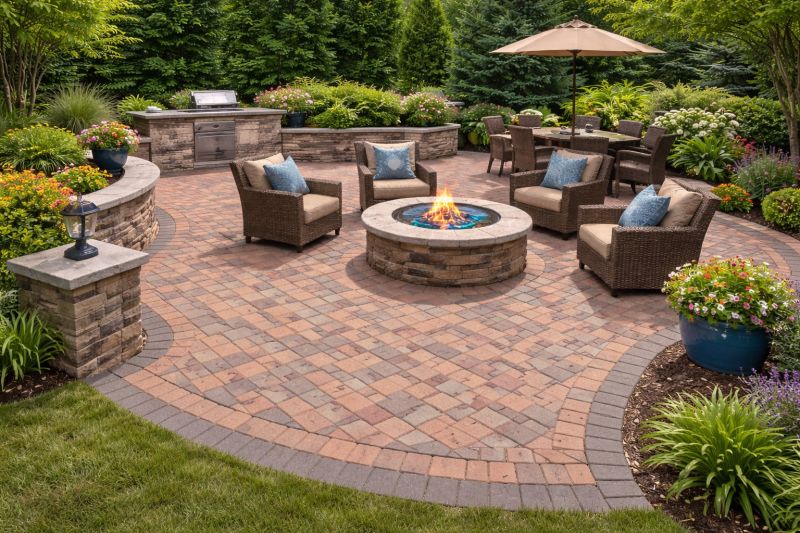 Brick Hardscape Construction in Providence, RI