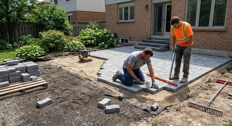 Clay Pavers Installation in Fairfield County, CT