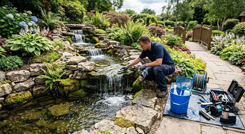 Garden Waterfall Installation in Honolulu, HI