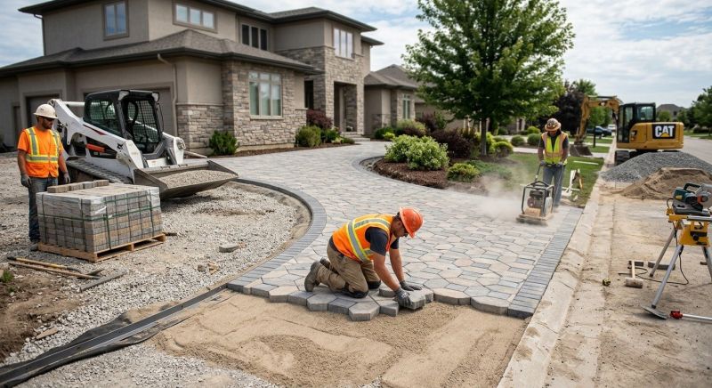 Paver Driveway Installation in Aurora, CO