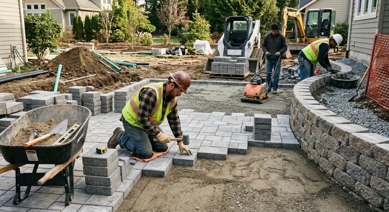 Pavers Hardscaping in Boston, MA