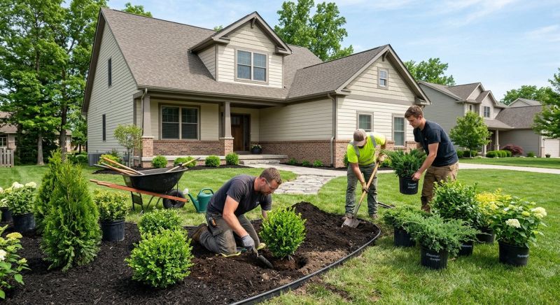 Pine Bark Mulch Installation in Ventura County, CA