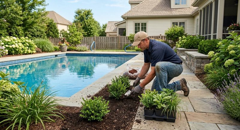 Pool Patio Landscaping in Ventura County, CA