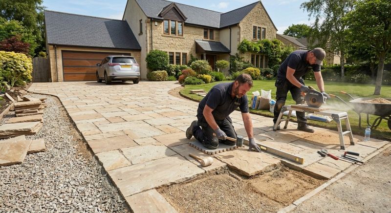 Stone Driveway Construction in Saint George, UT